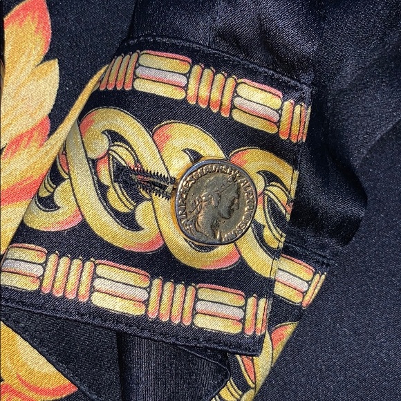 Escada x Margaretha Ley baroque silk blouse - Picture 12 of 16